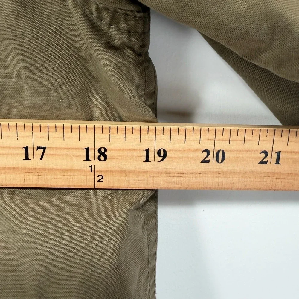 Gap Kids Field Jacket Kids XL 12 Brown Hooded Quilted Utility Military Coat